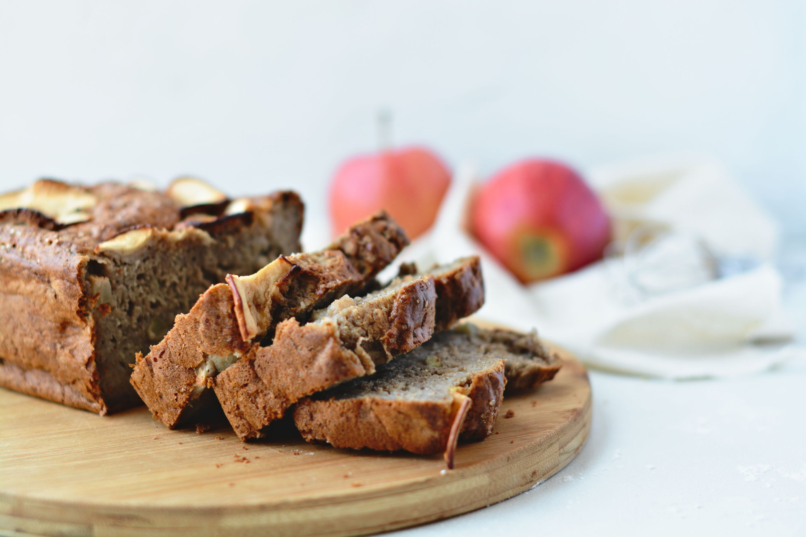 Healthy Apple Banana Bread (Sugar Free!)